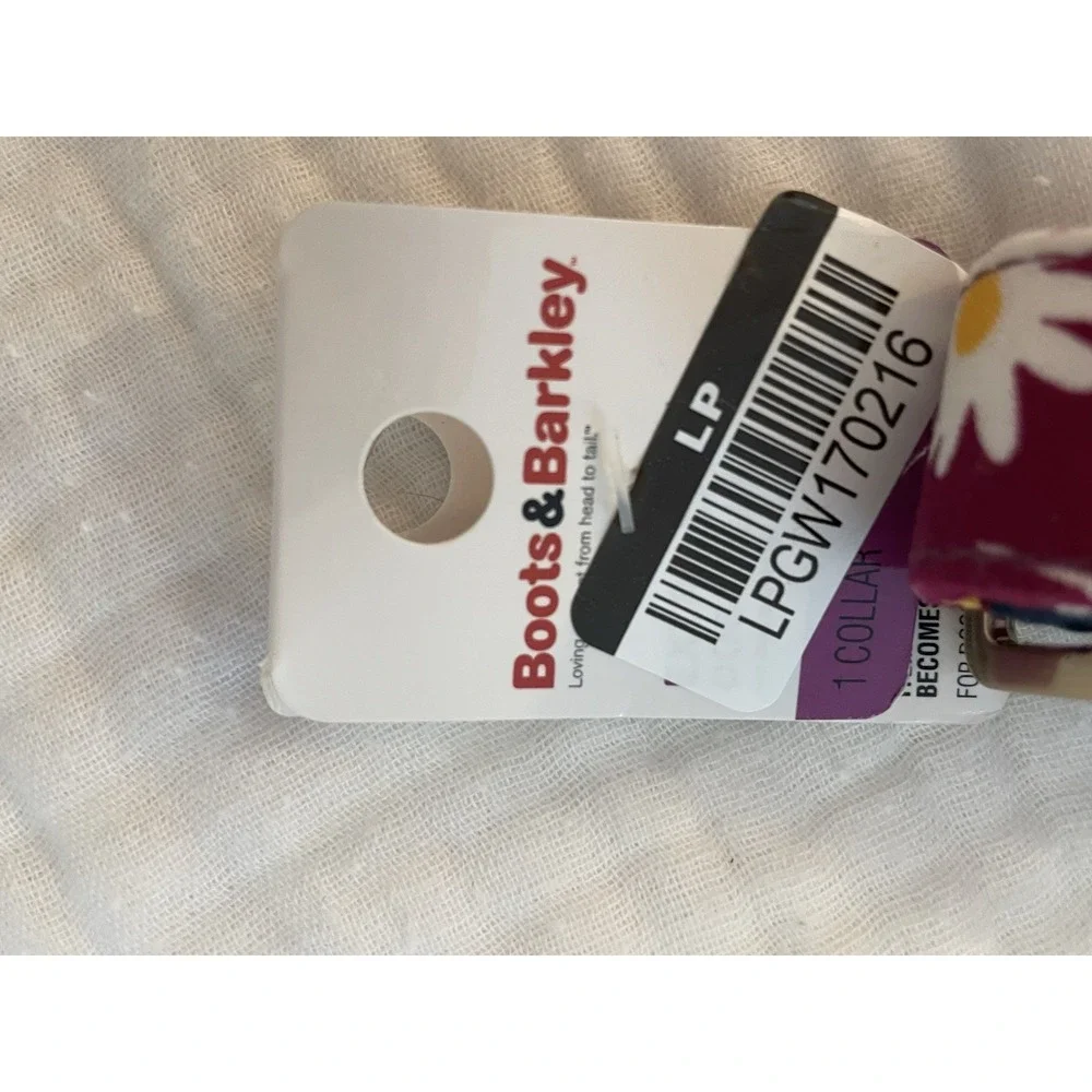 Boots & Barkley Floral Dog‎ Collar Large/XL | Adjustable Metal Buckle | New